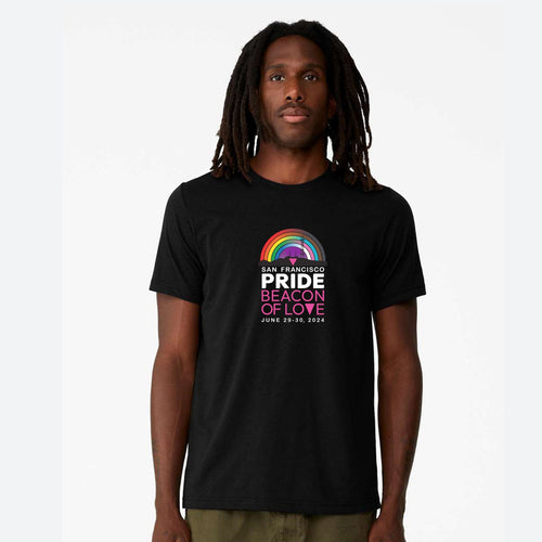 Adult Fashion Tee -Black- 2024 Beacon of Love